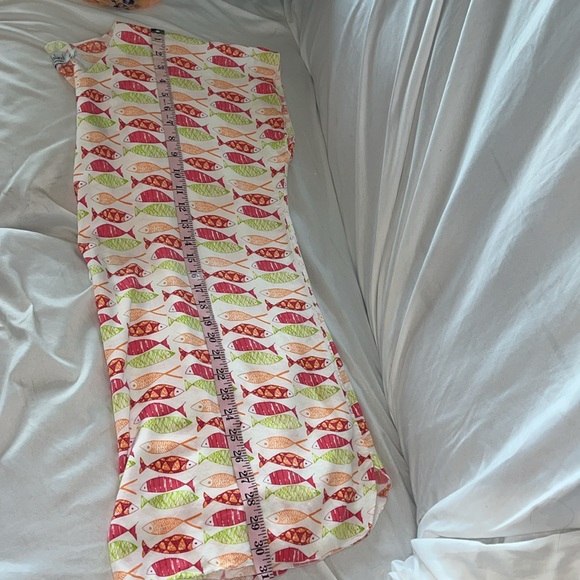 Tybee Island Women’s Tropical Colors Fish Print Norah Swim Cover size XL - Picture 7 of 9